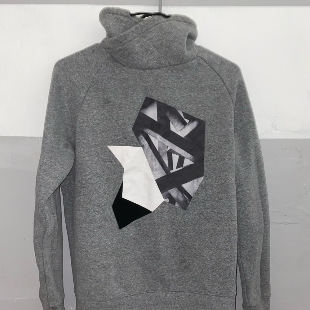 Grey Pullover Hoodie